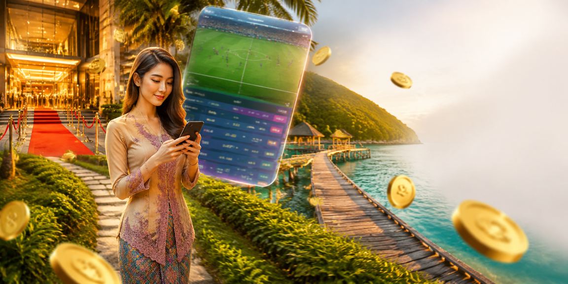 Pemain membeli tiket loteri dalam talian melalui telefon di Kuala Lumpur